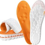 Insoles for Men & Women,  New 4D Memory Foam Cloud Footstr Insoles, Comfortable & Breathable Massage Shoe Inserts with Arch Support for Foot Pain & Fatigue