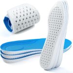 3 Pairs Breathable Shock Absorption Sport Shoe Insoles for Men&Women Elastic Soft Running Shoes Pad Replacement Insole
