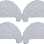 Shoe Hole Toebox Toeburst Blowout Prevention Repair Self Adhesive Patch Insert Crease Protectors Decreaser 2 Pairs (White)