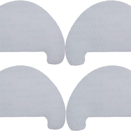 Shoe Hole Toebox Toeburst Blowout Prevention Repair Self Adhesive Patch Insert Crease Protectors Decreaser 2 Pairs (White)
