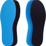 2 Pairs Breathable Insoles, Super-Soft, Sweat-Absorbent, Double-Colored and Double-Layered Shoe Inserts of Foam That Fit in Any Shoes